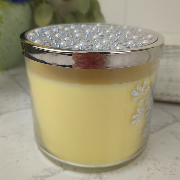 Bath & Body Works MAGIC IN THE AIR 3-WickCandle Jar 14.5 oz. Rhinestone Lid NEW - Picture 5 of 11